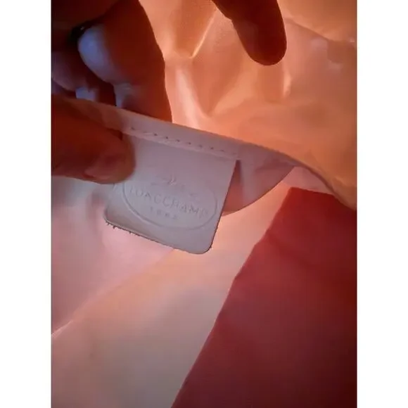 Longchamp XL Pink and Orange Top Handle Duffle Tote - Picture 14 of 16